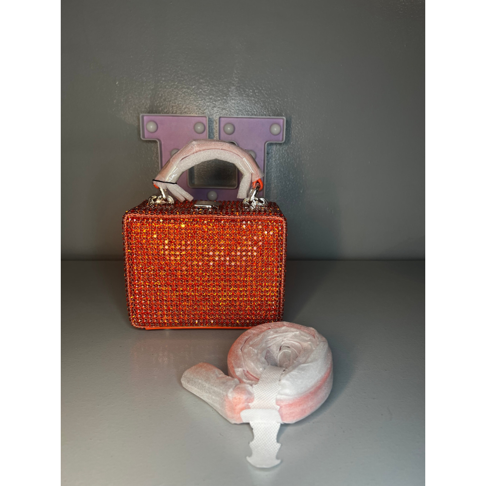Brandon Blackwood Crystal Trunk - Persimmon